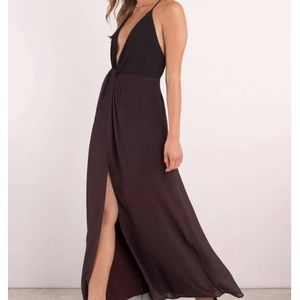 Tobi Ariel Wine Ombré Maxi Dress